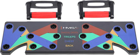 Poręcze podpórki uchwyty deska do pompek czerwone HMS pu10 wielofunkcyjna