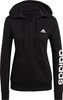 Bluza damska adidas Essentials Linear Ful zipp Hoodie czarna GL0791