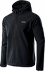 Męska kurtka przejściowa softshell Hi-Tec Neti II membrana 8000mm czarna rozmiar XXL