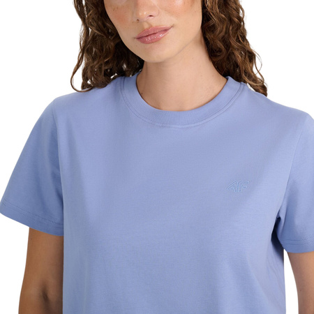 Koszulka damska 4F F2970 niebieska 4FWAW25TTSHF2970 32S