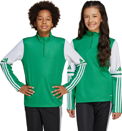 Bluza dla dzieci adidas Squadra 25 Training Top zielono-biała JP3160