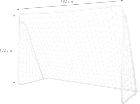 NT8182 SIATKA DO PIŁKI NOŻNEJ 1820x1220x600mm NILS