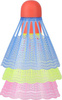 Lotki do badmintona nylon Nils NBL6013 wielokolorowe 3 sztuki