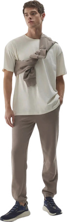 Koszulka męska 4F M2967 złamana biel 4FWAW25TTSHM2967 11S