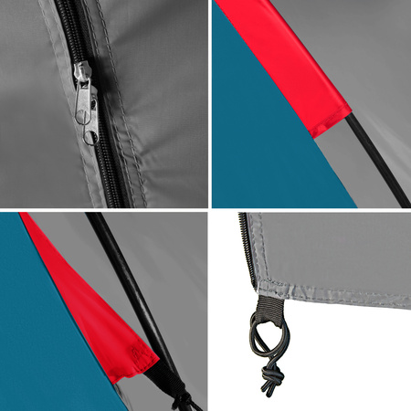 Namiot kempingowy niebieski-jasno szary highland iv Nils camp nc6431