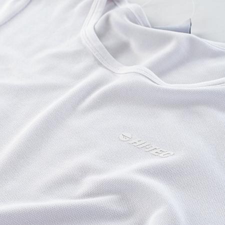 Damska koszulka z krótkim rękawem Hi-tec Lady Lofe biały rozmiar XL