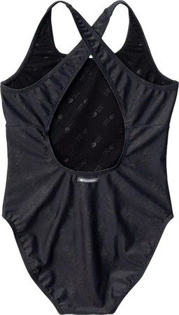 Dziecięcy strój kostium kąpielowy Aquawave Salava Jr czarny rozmiar 164