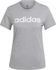 Koszulka damska adidas Loungwear Essentials Slim Logo szara HL2053