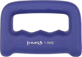 Ciężarek kastet żeliwny pokryty neoprenem HMS CK05 1.5 KG