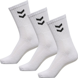 Skarpety Hummel Crew Socks Basic 3-pack białe 022030-9001