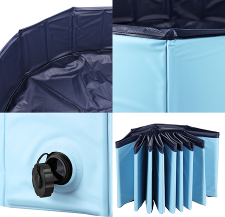 Basen dla psów zwierząt składany ogrodowy Nils Camp NC2804 100x30cm