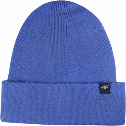 Czapka zimowa ciepła 4F U556 kobalt 4FWAW25ACAPU556 36S