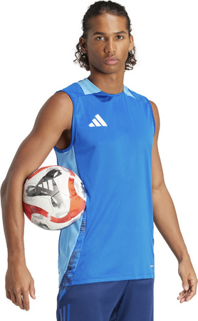 Koszulka męska adidas Tiro 24 Competition Training Sleeveless Jersey niebieska IR5475