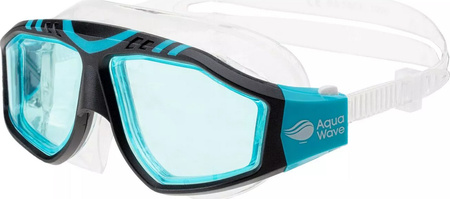 Okularki pływackie maska Aquawave Maveric czarno-niebieska