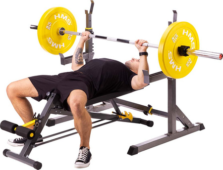 Ławka rzymska treningowa wielofunkcyjna HMS Premium