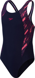 Dziecięcy Strój Kąpielowy Hyprbm Splc Msclbck 1pc Jf black,silver rozmiar 9-10