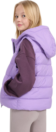 Kamizelka dla dziewczynki 4F F166 fioletowa 4FJWSS25TVJAF166 51S