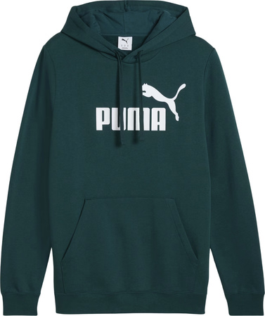 Bluza męska Puma ESS No.1 Logo Hoodie FL zielona 682571 75