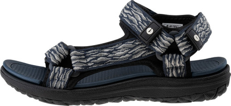 Sandały trekkingowe turystyczne męskie Hi-tec Hanar czarno-granatowe rozmiar 45