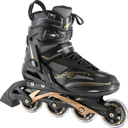 Łyżworolki Nils Extreme NA2150 czarno-złoty rozmiar 44