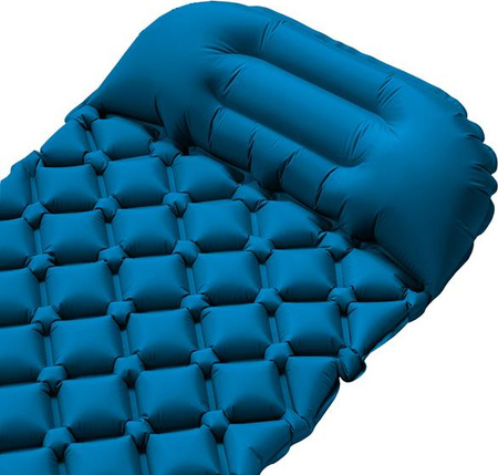 Mata turystyczna z pompką Nils camp nc4006 turkusowa 190x58x5 cm