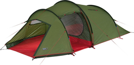 Namiot turystyczny High Peak Falcon 3 oliwkowo-czerwony 10329