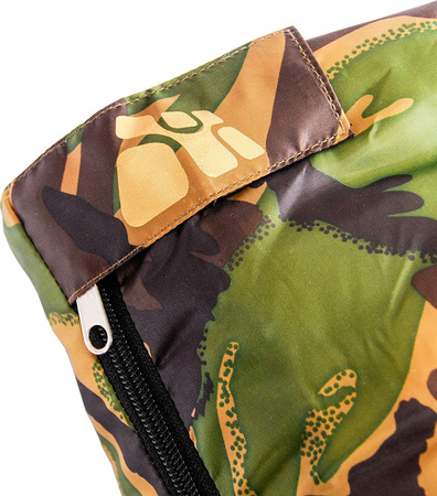 Śpiwór turystyczny kołdra 190x75 cm Meteor Dreamer moro 81124 L-zip