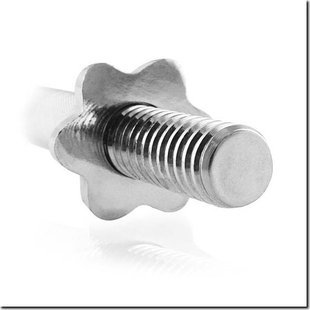 Gryf mocno łamany z gwintem i zaciskiem 30 mm x 120 cm GLM120