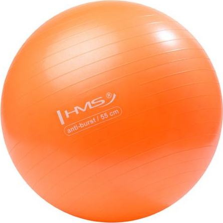 Piłka gimnastyczna fitness HMS yb02n 55cm anti-burst pomarańczowa