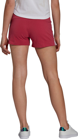 Spodenki damskie adidas Essentials Slim Short bordowe GM5530