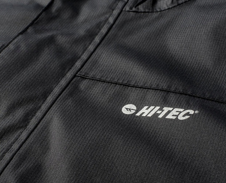 Męska lekka kurtka trekkingowa Hi-Tec Resti czarna rozmiar XXL