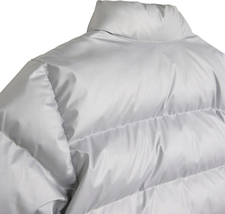 Kurtka dla dzieci adidas Synthetic Down Glam srebrna JM8870