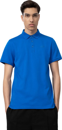 Koszulka polo męska 4F niebieska H4L22 TSM355 33S