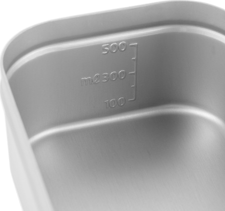 Menażka turystyczna obiadowa aluminiowa z pokrywką Nils Camp NC4201 500ml