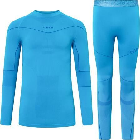 Bielizna termoatywna męska Viking Gary Bamboo niebieska 500-23-5514-15