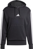 Bluza męska adidas Essentials 3-Stripes French Terry czarna JD1874