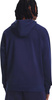 Bluza z kapturem kangurka męska Under Armour Rival Fleece Hoodie granatowa 1379757 410