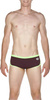 Męskie kąpielówki Arena M TEAM STRIPE LOW WAIST SHORT red wine-shiny green rozmiar 1-65