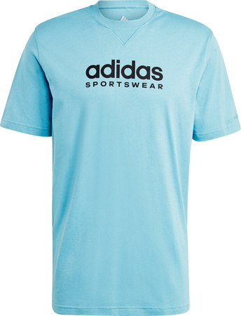 Koszulka męska adidas All SZN Graphic Tee niebieska IC9820