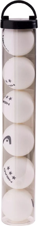 Piłeczka do tenisa stołowego ping ponga Head Balls Set 6 sztuk białe