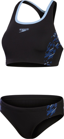 Damski Strój Kąpielowy Plmt Rcbk Brf 2pc Af  navy/orange rozmiar 40