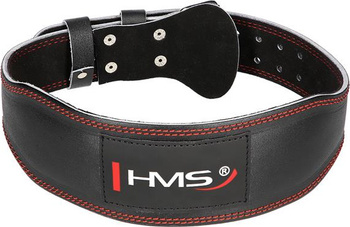 Pas kulturystyczny do ćwiczeń siłowych HMS PA3778 czarny rozmiar M