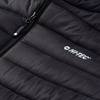 Męska kurtka zimowa pikowana Hi-tec Carson czarna rozmiar XL