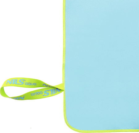 Ręcznik z mikrofibry szybkoschnący Nils Aqua NAR12 jasnoniebieski 180x100 cm