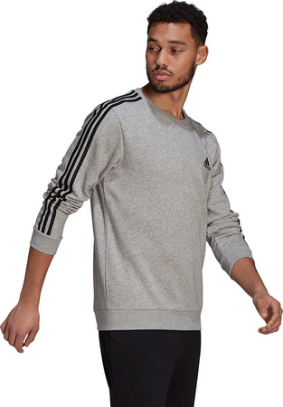 Bluza męska adidas Essentials Sweatshirt szara GK9101