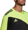 Bluza bramkarska męska adidas Squadra 21 Goalkeeper Jersey czarno-limonkowa GN5795