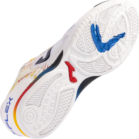 Buty piłkarskie Joma Top Flex 2476 Indoor biało-czerwone TOPW2476IN