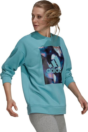 Bluza damska adidas uforu Sweatshirt niebieska GS3893