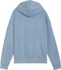 Bluza damska z kapturem kangurka Puma ESS Elevated Relaxed Wash Hoodie niebieska 688103 34