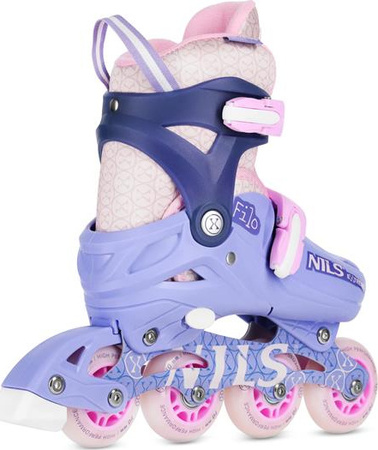 Łyżworolki rolki regulowane Filo Nils Extreme NA13102 fioletowe rozmiar XS 26-29